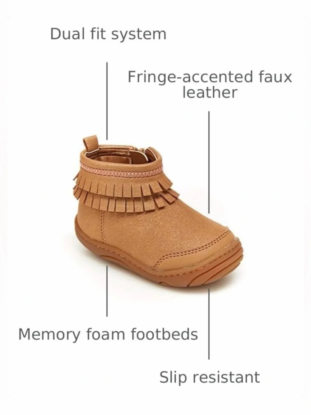 Stride Rite “Bianca” Bootie - 6C